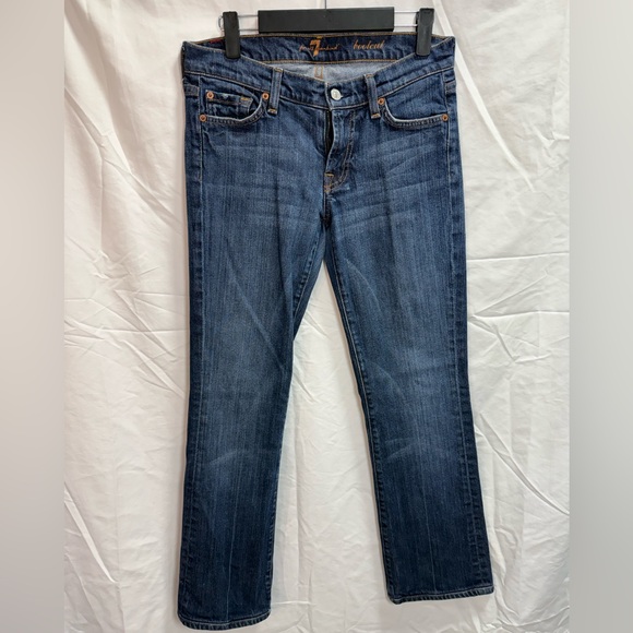 7 For All Mankind Denim - 7 For All Mankind Bootcut Jeans 28x27 Medium Wash USA
